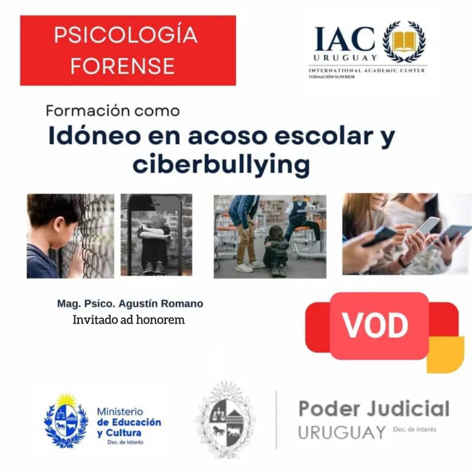 93 - Formación como idóneo en acoso escolar y ciberbullying - Prevención y acción efectivas