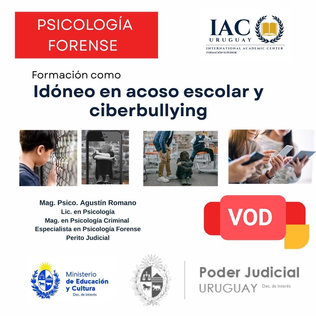 93 - Formación como idóneo en acoso escolar y ciberbullying - Prevención y acción efectivas