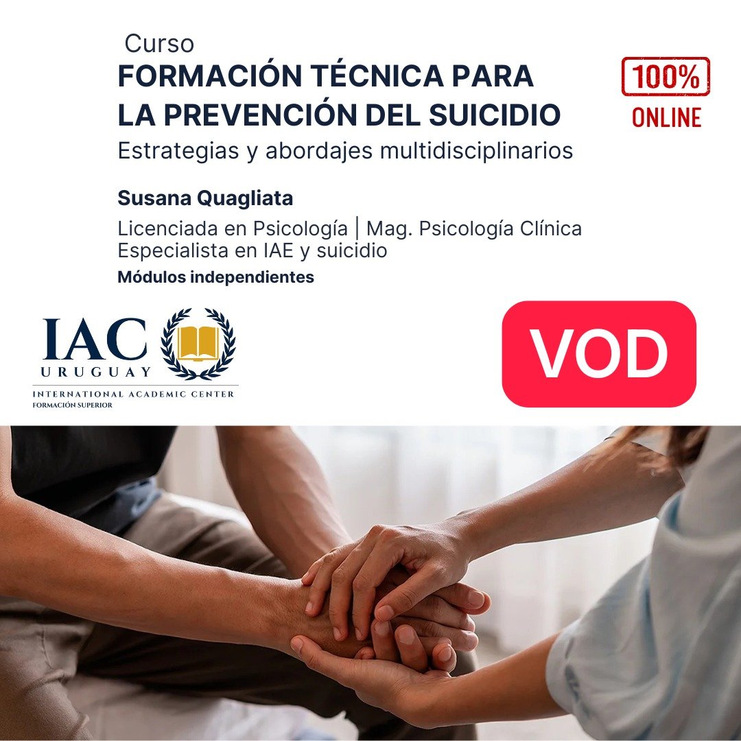 Curso de Formación Técnica para la prevención del suicidio