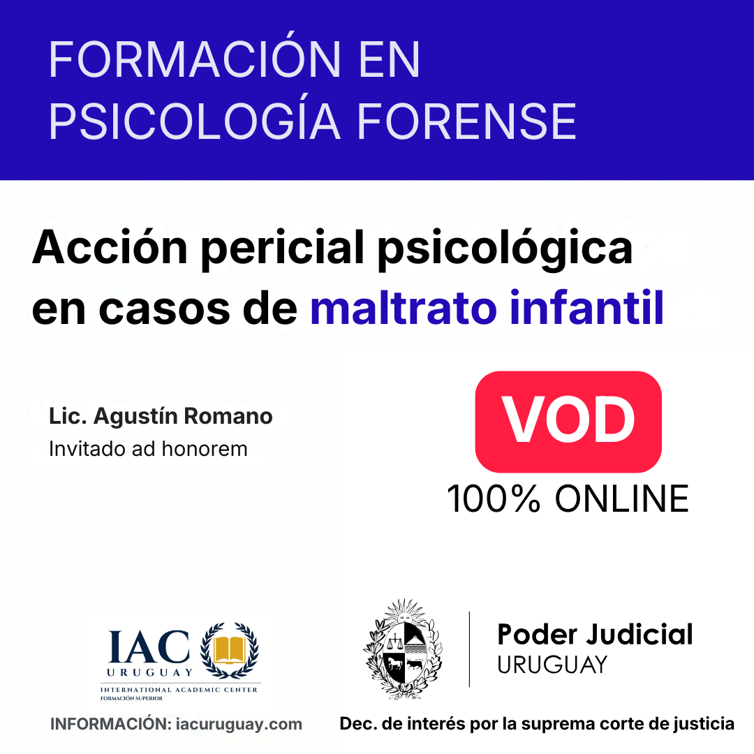 96 - Formación en Psicología Forense