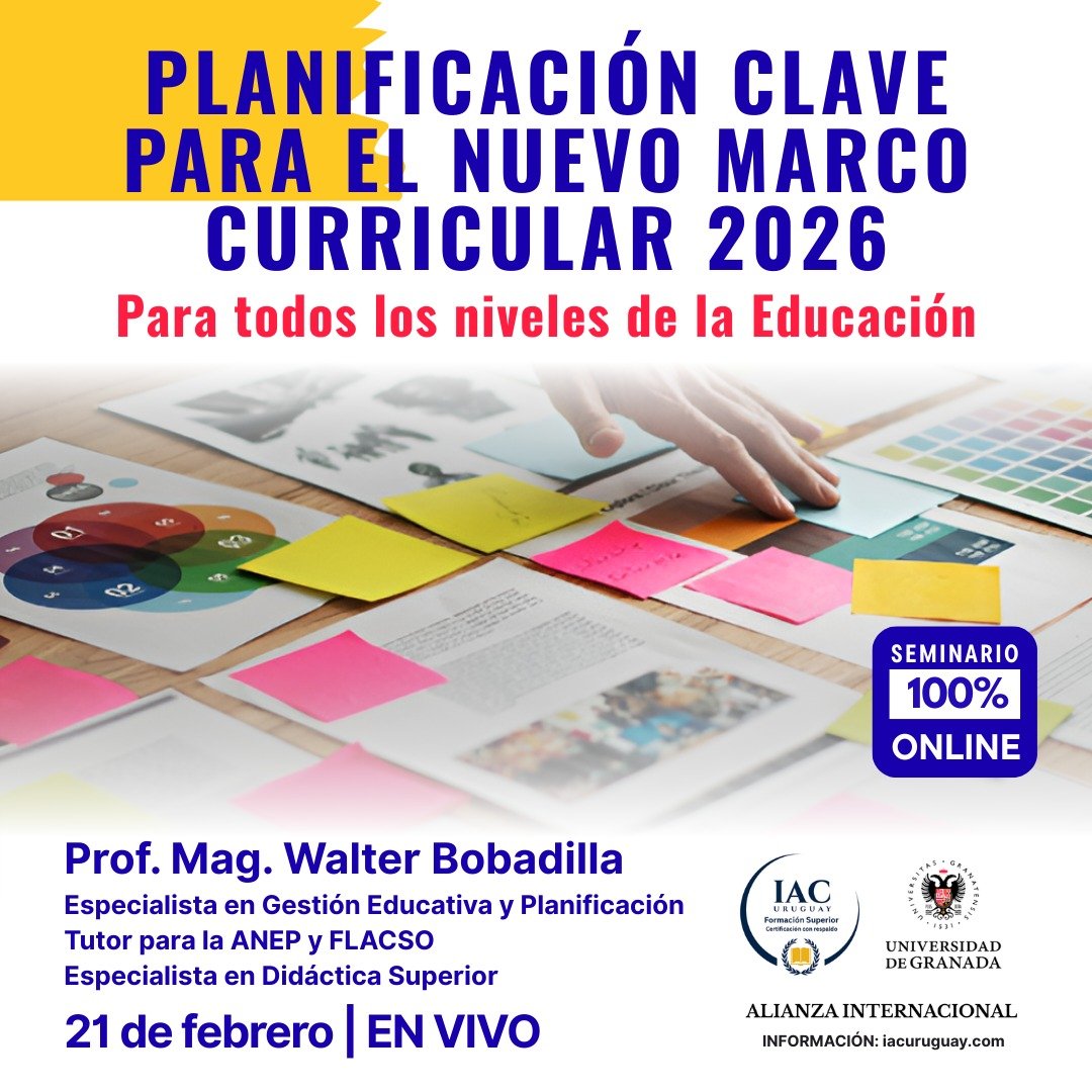 21/02/2026 - Planificación Clave Para el Nuevo Marco Curricular 2026