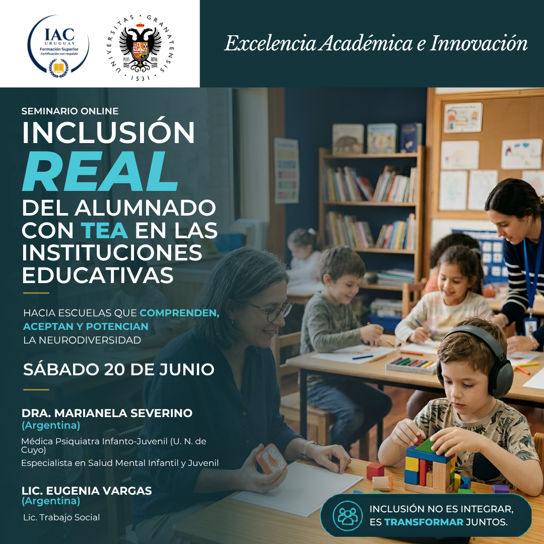 20/06/2026 - Inclusión real del alumnado con TEA en las instituciones educativas