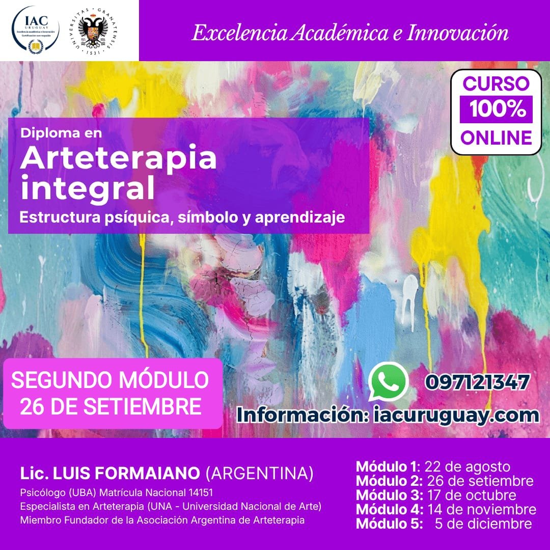 26/09/26 - DIPLOMATURA EN ARTETERAPIA - MÓDULO 2